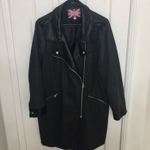 Miss London long trench coat beautiful! 2x xxl